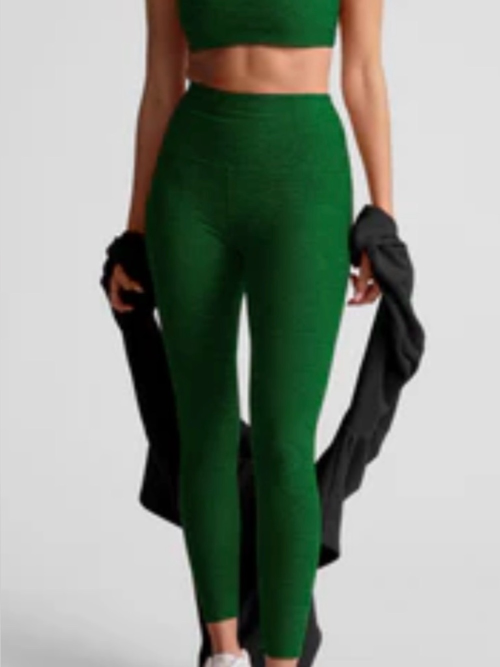 High-Rise Green Leggings